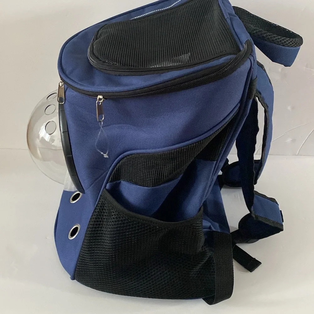 Cat Backpack Pet Carrier Bubble Window Mesh Puppy Kitten Travel Bag New no tags